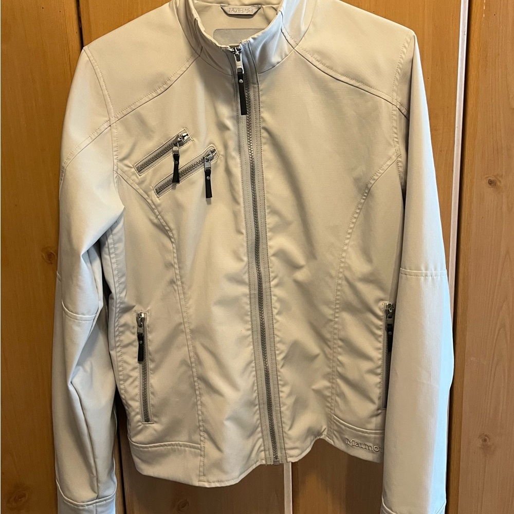 Marmot Light Gray Zip-Up Jacket - image 2